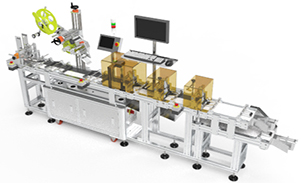 包裝袋分頁(yè)貼標(biāo)機(jī)定制