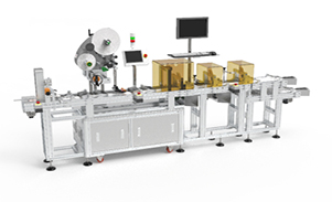 異形盒分頁(yè)不干膠貼標(biāo)機(jī)定制