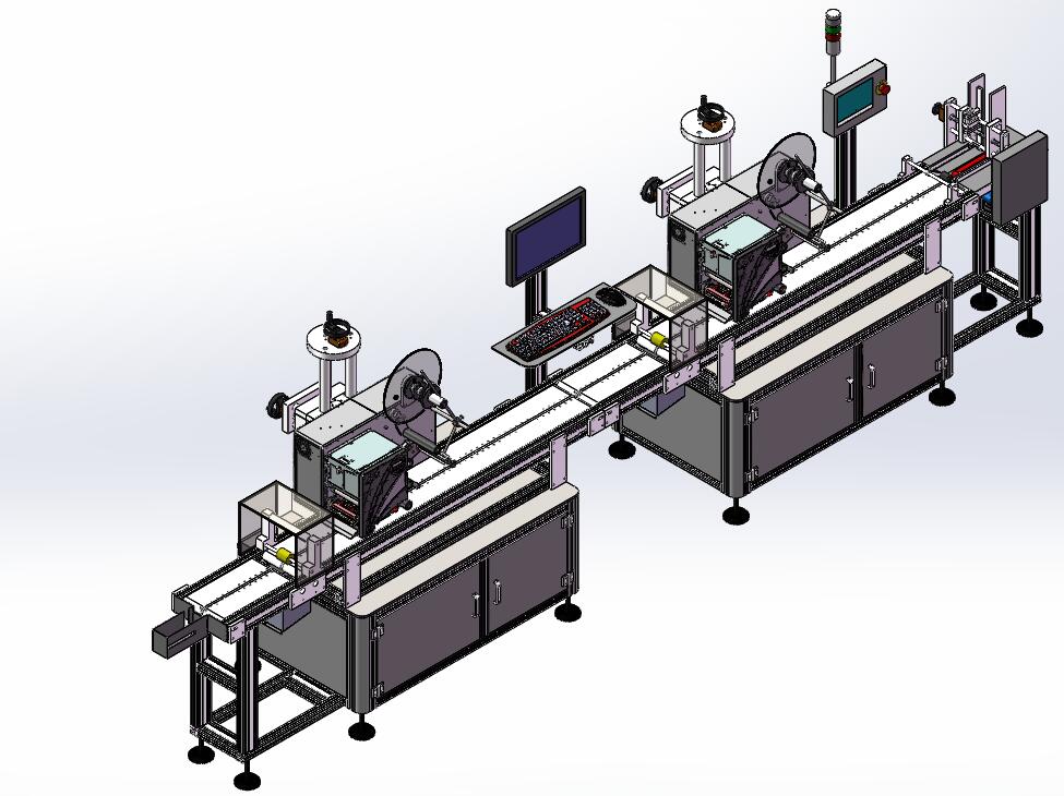 分頁(yè)雙工位打印貼標(biāo)機(jī)定制